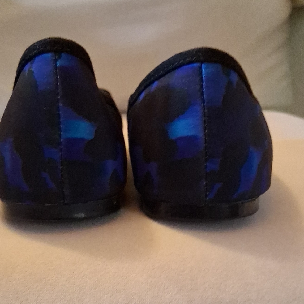 Ted Baker Women's Navy Blue Flats with Bow - Picture 3 of 7